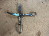 Vintage In Genia Super DeLuxe Forged Steel 8” Kitchen Shears Scissors # 5235