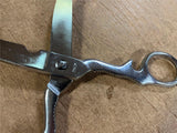 Vintage In Genia Super DeLuxe Forged Steel 8” Kitchen Shears Scissors # 5235