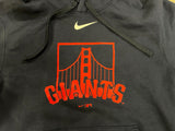 Nike MLB San Francisco Giants Black Hoodie Mans Size Medium