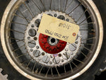 Rear Wheel rim hub Assy 1990 KTM Dirt Bike 19" sprocket rotor tire 250