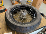 Stock Rear wheel Harley Dyna 4.50x17 Black Spoke 25mm FXD FXDL Wide Glide Superg