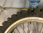 Rear Wheel rim hub Assy 1990 KTM Dirt Bike 19" sprocket rotor tire 250