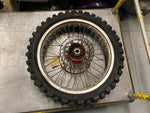 Rear Wheel rim hub Assy 1990 KTM Dirt Bike 19" sprocket rotor tire 250