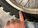 Rear Wheel rim hub Assy 1990 KTM Dirt Bike 19" sprocket rotor tire 250