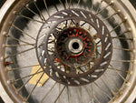 Rear Wheel rim hub Assy 1990 KTM Dirt Bike 19" sprocket rotor tire 250