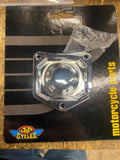 chrome starter solenoid end cover Harley Softail FXR Dyna Touring Flh Glide 1991