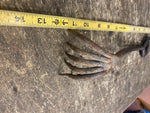 1800's Iron Claw Nail Rake Vtg Tools Iron Fireplace Blacksmith forge Antique Pri