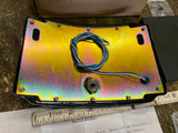 PAUL YAFFE BAGGER NATION LICENSE PLATE FRAME HARLEY TOURING FLH CURVED 3 LIGHT B