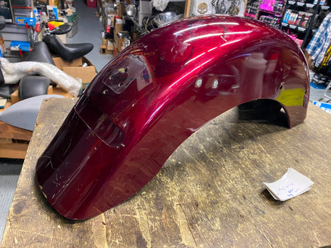 Rear Fender Harley Fatboy Heritage Softail Custom Chopper 7" Flush taillight 86^