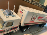21" Nylint Loyal Order Moose Pressed Steel GMC 18-Wheeler Tin Toy truck Orig Box