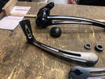 Arlen Ness Deep Cut Black Shift Levers Pegs Brake Pedal Harley Touring Bagger FL
