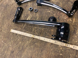 Arlen Ness Deep Cut Black Shift Levers Pegs Brake Pedal Harley Touring Bagger FL