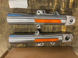 New T/O Fork Lower Legs Sliders Harley Touring FLH Road Street Glide Ultra 2014^