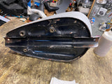Vtg Old Skool Chopper Gas Tank Peanut Low Tunnel Harley Chopper Custom Shovelhea