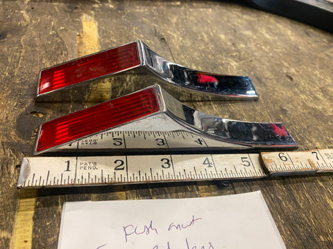 Flush Mount Turn Signal Harley Softail Custom chopper Hot Rod Amber Motorcycle R