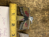 Factory OEM Emblem 1967 Pontiac Firebird Orig Vtg Trim Logo Fuel Gas Door Bird!