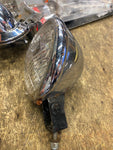 Vtg 5 3/4 Bottom Mount Headlight Harley Chopper 5 3/4 Old Skool Shovelhead Ironh