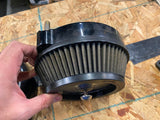 18^ OEM Harley FXBB SCREAMIN EAGLE Air Cleaner Black M8 Street Bob softail Herit