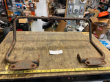 Vtg Engine Crash Rear Saddlebag Bar Guard mount Panhead Knucklehead Police Bags