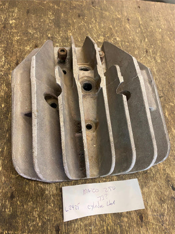 VTG1974 1975 74 75 MAICO MC 250 CYLINDER HEAD ALUMINUM LARGE FIN AHRMA DIRT BIKE