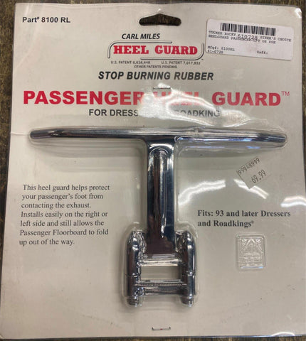 Heel guard Harley Touring FLH Ultra Glide road king Floorboard Exhaust pipe Burn