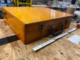 Vtg Painter Artist Work Box Case Wood Toy Tool Picture Tray Dove Tail Nice!