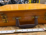 Vtg Painter Artist Work Box Case Wood Toy Tool Picture Tray Dove Tail Nice!