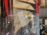 Vtg Model Boat The Yacht Atlantic Ideal Toys 50's Racing Schooner 1/8 28" Marine