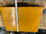 Vtg Painter Artist Work Box Case Wood Toy Tool Picture Tray Dove Tail Nice!
