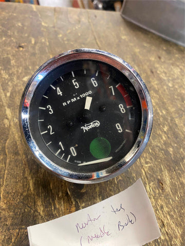 Vtg Norton Tachometer Guage Meter Commando Smiths 09200909900