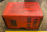 Penn Central Railroad first aid kit Collectible Vtg Medical Pennsylvania RR!