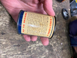 Vtg Amoco 586 Special Piston & Valve Stem Metal Tin Oil Gas Can Coin Bank