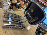 Factory Backrest Sissybar Luggage Rack Harley FLHS FLH Bagger  classic Tour