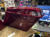 OEM Mysterious Red Saddlebags Harley Touring FLH gLIDE 2013< Chrome Trim Spoiler