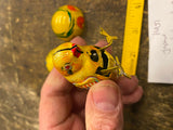 Vtg Haji Tin Litho Chick in Egg Wind-Up Tin Toy Japan – Easter 1950's Collectibl