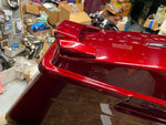 OEM Mysterious Red Saddlebags Harley Touring FLH gLIDE 2013< Chrome Trim Spoiler