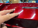 OEM Mysterious Red Saddlebags Harley Touring FLH gLIDE 2013< Chrome Trim Spoiler