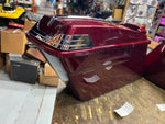 OEM Mysterious Red Saddlebags Harley Touring FLH gLIDE 2013< Chrome Trim Spoiler