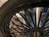 3.5x21 Fat Spoke Wheel Black 120 Tire Mounted Harley Heritage Softail FXST Chopp