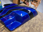 Left Side Cover panel Harley Touring FLH gLIDE Crushed saphire Blue Ultra Glide