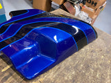 Left Side Cover panel Harley Touring FLH gLIDE Crushed saphire Blue Ultra Glide