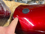 Rear Fender Twisted Cherry Red 2009 Harley road Street Glide OEM Touring FLH
