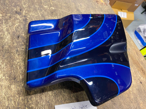 Right Side Cover panel Harley Touring FLH gLIDE Crushed saphire Blue Ultra Glide