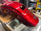 Rear Fender Twisted Cherry Red 2009 Harley road Street Glide OEM Touring FLH