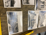 VTG Pack PARIS Black/White Photographs Postcards 1940's CAP Tourist Collectible