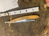 Guarino Straight Edge Razor Brooklyn NY Shaving Barber Vtg Celloid Replaceable b