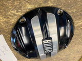 Black Harley Rail Derby Clutch Cover HDMC Sportster 883 1200 Iron OEM 25700541