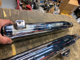 Cobra 3" Neighbor Hater Slip-On Mufflers Chrome #6045 Harley Davidson Dyna