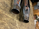 Cobra 3" Neighbor Hater Slip-On Mufflers Chrome #6045 Harley Davidson Dyna
