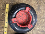 Vtg Firestone Ashtray Tire Oil Gas Service Station Garage man Cave Advertising